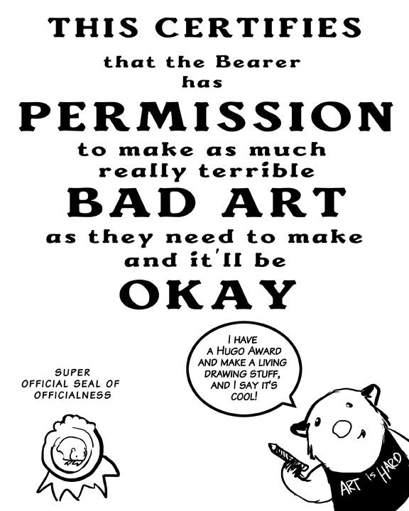 UrsulaV's tweet photo. And if anybody else needs permission, I grant it with all the authority vested in me, by whoever vests these things. http://t.co/ManERJZX72
