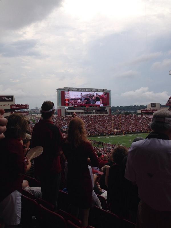 First game of the year! GO COCKS!!!