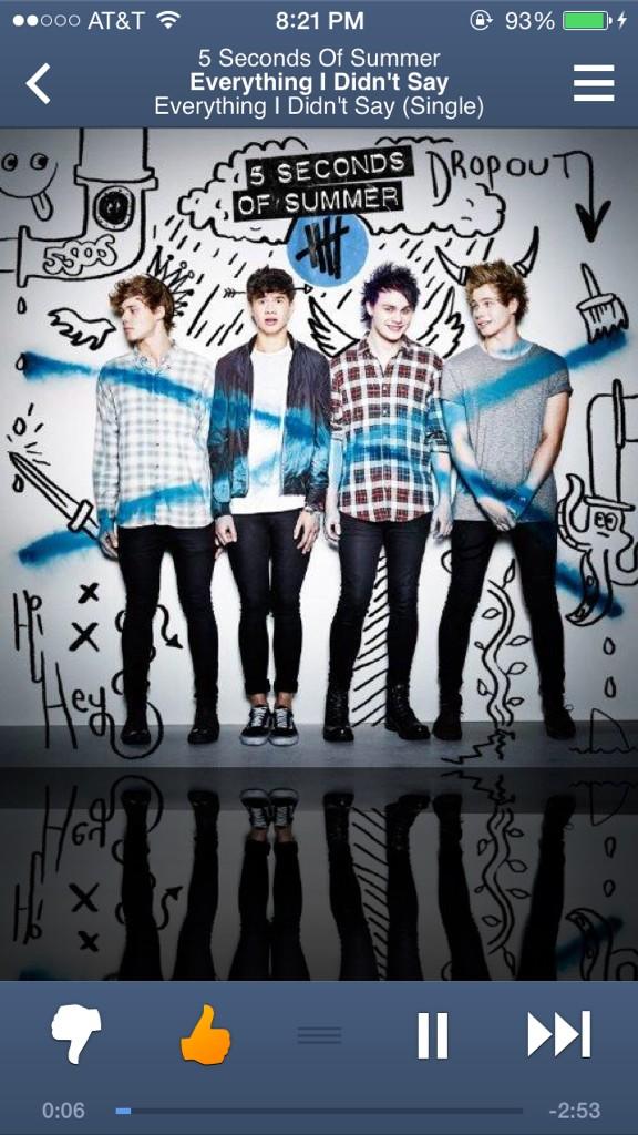 tenetpattinson's tweet image. 'EVERYTHING I DIDNT SAY' IS GOING TO BE 5SOS' NEW SINGLE