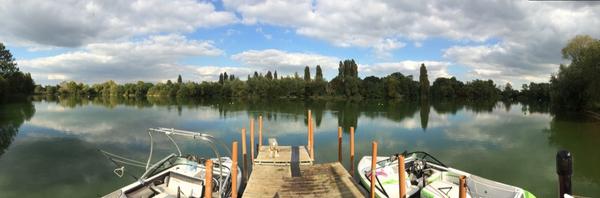 DenhamWaterski's tweet photo. Perfect conditions today! Great September so far! Water still 20 degrees! Lots of P.B's the last few days! http://t.co/HqsK3ZqKfM