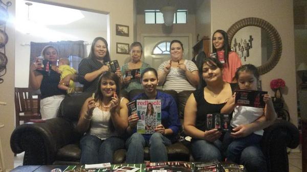 mrshouses's tweet photo. Had a great time at our #RedbookParty! My guests loved all of the #samples especially the #miracleblur by#L'Oreal! http://t.co/lUBb6vBuP3