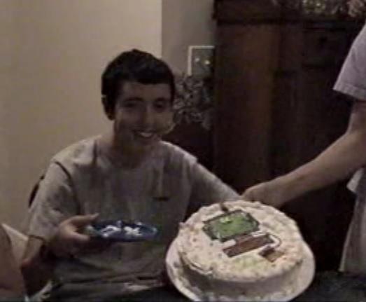 Ahanley9Dad's tweet photo. Happy Bday to @michaelquotes1 Lookback to 2002 bday. https://t.co/ClClukDh6E   #surprise #computercake  #91belikemike http://t.co/FeQvZ4IUgi