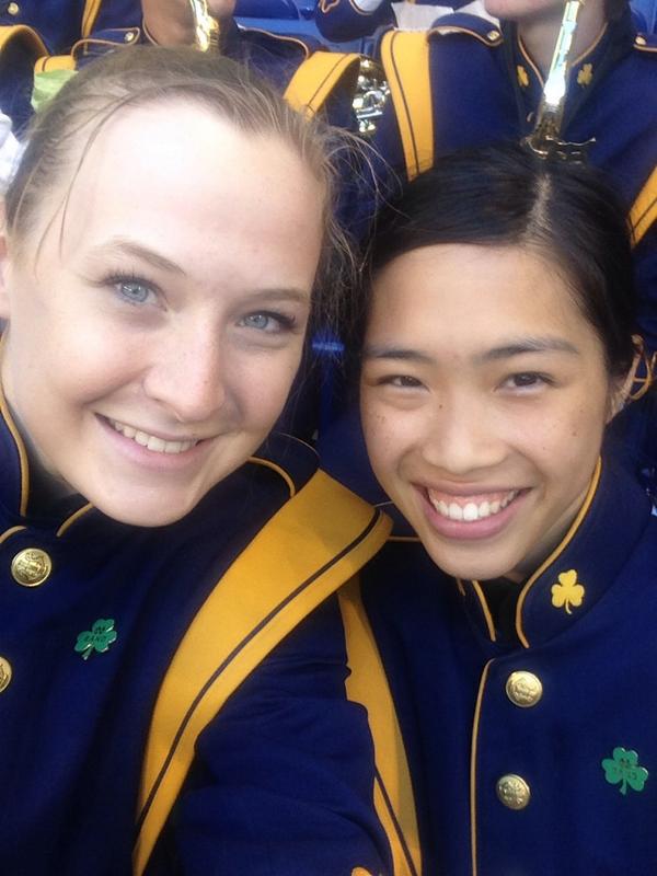 Purdue may be boiling but we are on fire #ShamrockSeries #BeatBoilermakers #ndband @RosalynJean