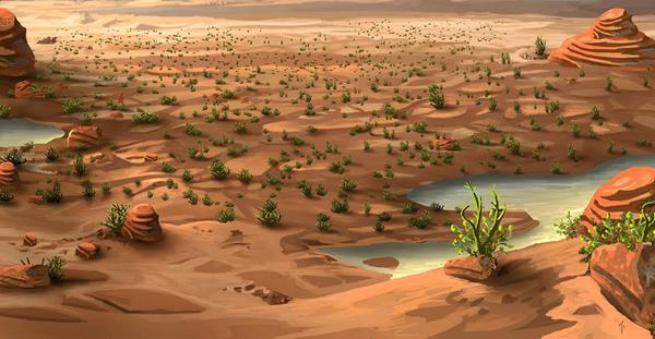 LifeSparkGame's tweet photo. Wonderful landscape environment concept art from our very own Alberto Vangelista!! http://t.co/iz0RSRnJFJ