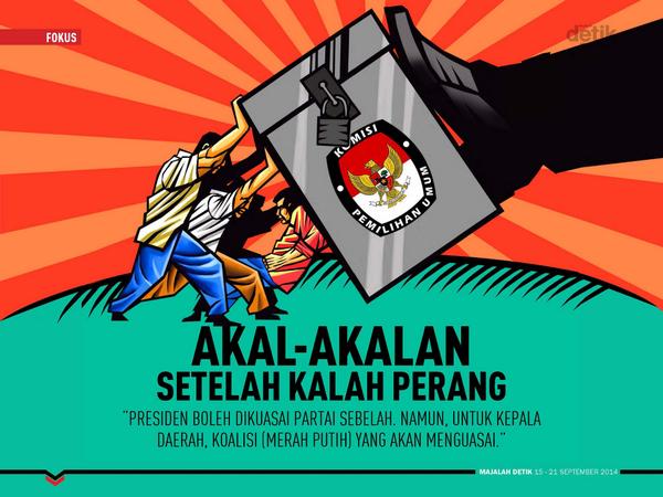 detikcom's tweet photo. Koalisi Merah Putih sepakat menguasai kepala daerah dg Pilkada melalui DPRD. http://t.co/hiMUNT43ad  @majalah_detik http://t.co/dgKm1ccgVw