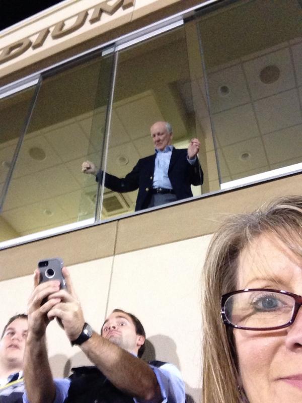 traceyk63's tweet photo. double selfie w/ Cliff at #TheCliff #CliffHarrisStadium @RykJames http://t.co/I7uNbPYLWN