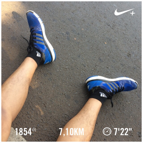Babaruz's tweet photo. Ga mau kalah. Stay healthy stay beauty I just ran 7,10 km with Nike+. http://t.co/DmwBEMyWzq #nikeplus http://t.co/mp7xnIJP8d