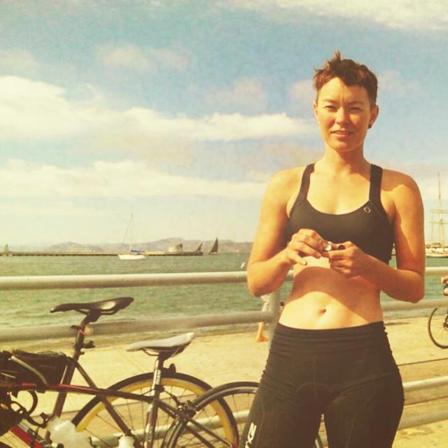 16 days till the Santa Cruz Triathlon! Had a good brick workout today. I'm not fast, but I'm having fun<a href="/tag/sctri"class="tags"><span>#sctri</span></a>