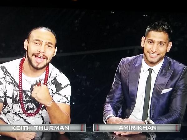 masterboxing's tweet image. HANGING OUT AT #MAYHEM @AmirKingKhan @KeithThurmanJr @SHOsports @TheFightGuru @FighterLocker