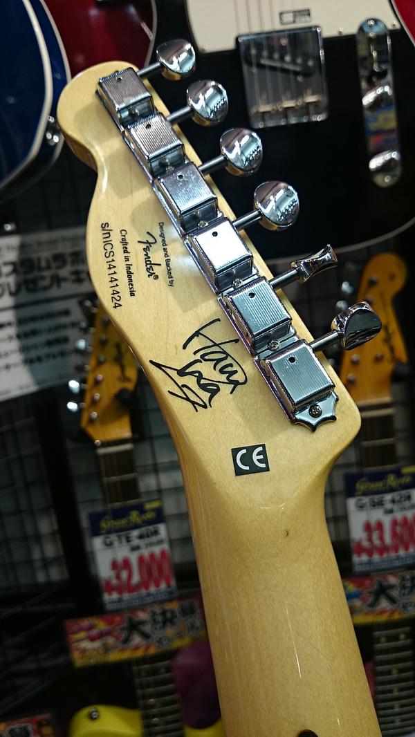新入荷】Squier SCANDAL HARUNA TELECASTER® DARK SILVER SPARKLE 遂に