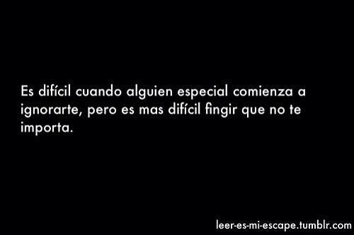 Cuando no le importas a alguien Cuando no le importas a alguien