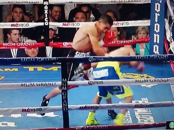 masterboxing's tweet image. @leosantacruz2 crushes ROMAN WITH A DEVOSTATING RIGHT HAND. @SHOsports #Mayhem @FighterLocker @TheFightGuru
