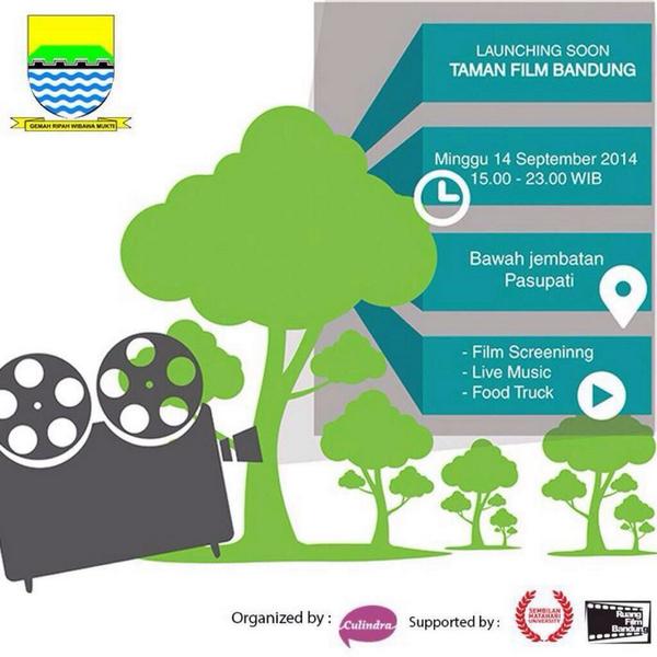 GOod job "<a href="/KartuPos/">KartuPos</a>: Taman Film Bandung akan dibuka mulai hari ini. Keren eui! "