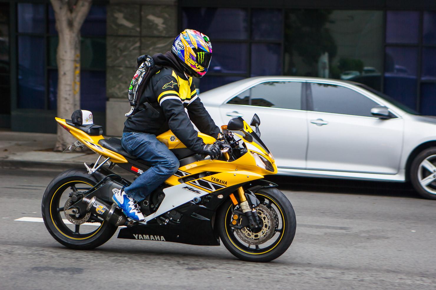 Rider Moto Yamaha