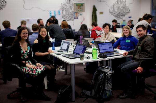 summeroftech's tweet photo. Meet Team #StylishWeather @TradeMe clothing suggestions according to weather @worldweatheronl #hackfestSOT14 http://t.co/LNnN2pe7KW