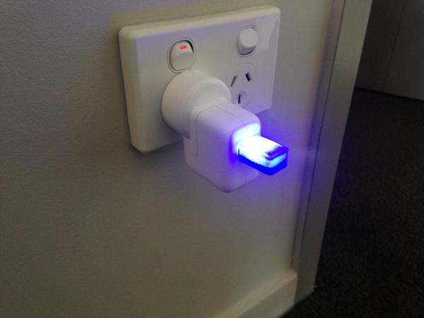 Turn your old &amp; unused USB wall charger into a Night Light!  Visit project3dprint.com and get printing!