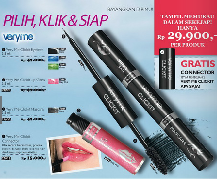 OriflameSolo's tweet photo. very me click it(eyeliner, mascara, lipgloss) sekarang cuma Rp29.900,-(per item) beli 2(apa saja) gratis connector http://t.co/hlgIHirRyz