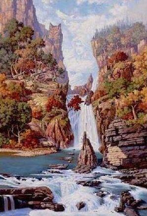 だまし絵 Trick Art Sur Twitter 綺麗な紅葉の風景ですが 何かが見えます T Co Xetgnptkmf