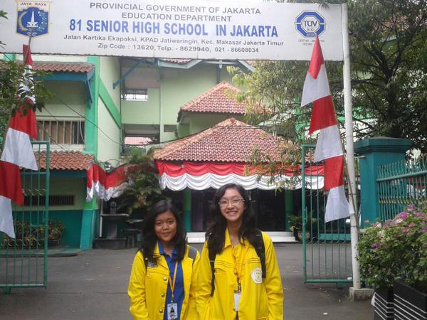 BKUI_Official's tweet photo. 82. SMAN 81 Jakarta #sekolahfavoritBKUI15 http://t.co/kNF4tpqa0k