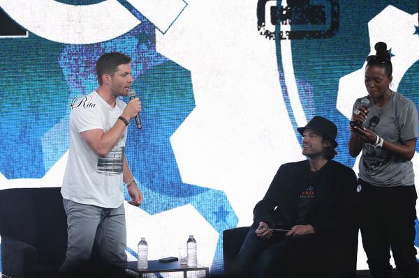 ritafineheart's tweet photo. #9yearsofSPN @JensenAckles @jarpad @WinchesterBros @SuperWiki #J2 Part6 Please Don’t Remove the logo and re-edit. http://t.co/sXvruCdvhY