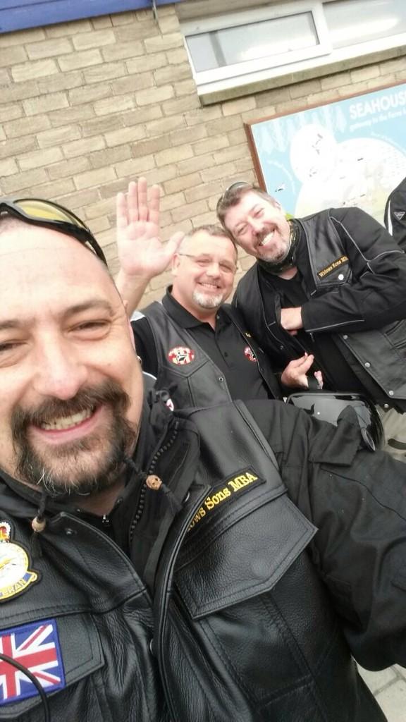 widows_sons_nd's tweet photo. We aren't saying biking makes us happy....but....#Brethren #WidowsSons #Northumberland #Freemasons #motorcycle http://t.co/mhM4slGFhe