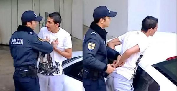 TheClubPark's tweet photo. Spanish Police spotted trying to take Di Maria back to Real Madrid http://t.co/bLjWOf5TIe