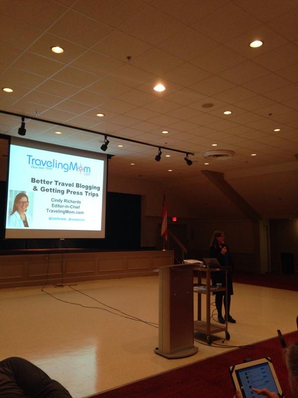 travelingmoms's tweet image. Our editor @CindyRichards is speaking about traveling &amp;amp; blogging at @BloggyCon today. So proud! #BloggyCon14 #tmom