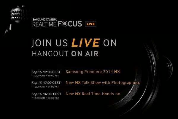 SamsungCamera's tweet photo. An #NXinvitation just for you! #RealTimeFocus #Photokina2014 http://t.co/mSJPOJEGak