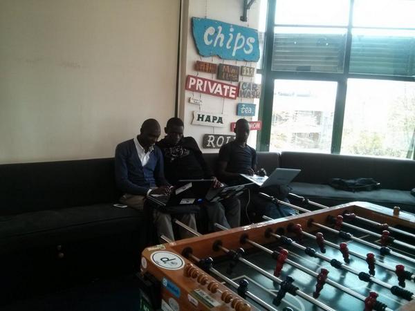 h4gnairobi's tweet photo. Teams finalising on their #Hack4Good #Nairobi projects at the @iHub presentations start at 5! All are welcome! http://t.co/hgX5Qwag7k