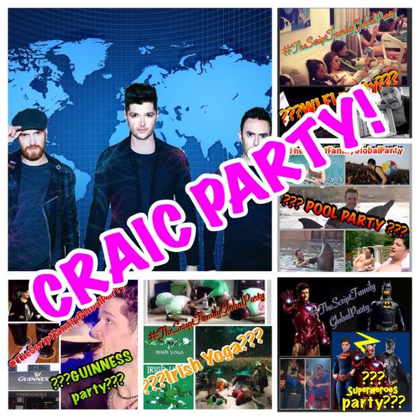 princess7bunny's tweet photo. Tomorrow!!! #TheScriptFamilyGlobalParty Lets create memories for lads 💚 Timeline of fame! http://t.co/v3G7fXMhxb 🎉🎉🎉 http://t.co/SPmKYyFYRT