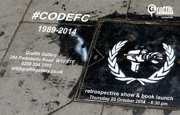 codefcuk's tweet image. #CODEFC - Retrospective Show -Book launch celebrating 25 yrs of graffiti (and street art)
LE 200, signed and numbered