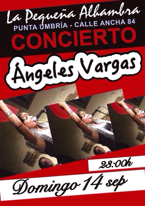 LaAlhambraPub's tweet photo. Hoy a las 23:30h Ángeles Vargas en La pequeña alhambra. Que no falté nadie!! http://t.co/rBcfwMfqXf
