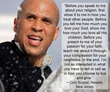 Image result for "pax on both houses" cory booker"