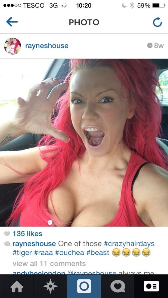 Leah_Hanna's tweet photo. One of those days!! #WILDCATS #wild #crazy #CrazyFest #redhead #cleave #cleaverage http://t.co/94A1ytB2Ne