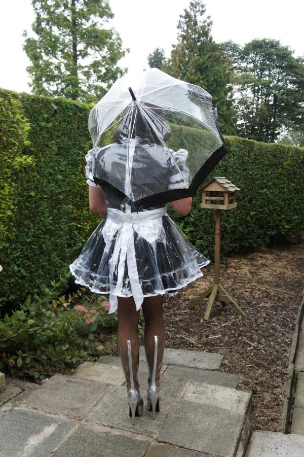 sarahb45's tweet photo. Perfect for when you send your maid to the shops...keeps their uniform dry..
#mistresstips lol
#ready2role http://t.co/5aMHc2xlpk