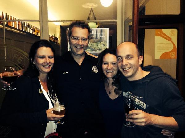 Awesome night with the very lovely couple John &amp; Petra <a href="/molenbier/">Brouwerij de Molen</a> Thanks!