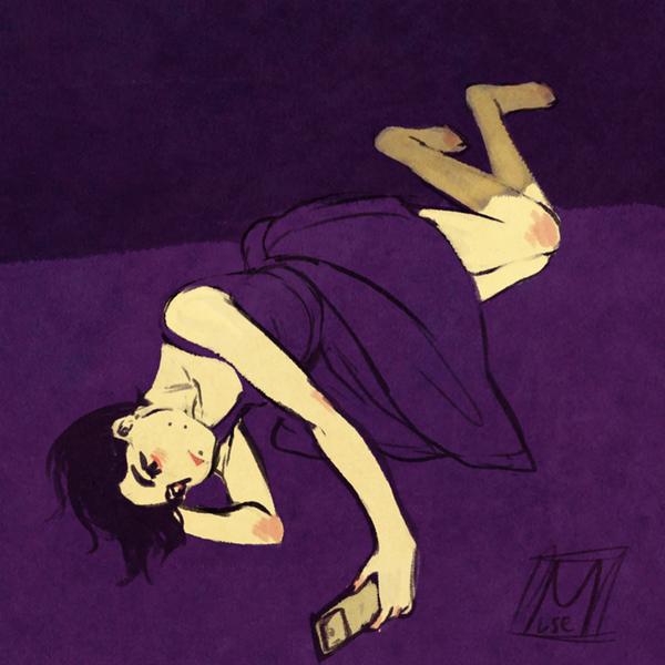 amoussebouche's tweet photo. I achieved a state of maximum blobbiness this weekend but at least I managed to complete my #7daysofcolor #VIOLET http://t.co/ut1oBlaLQv