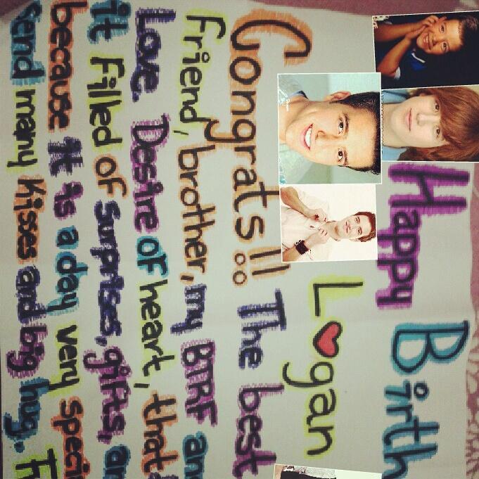 Happy Birthday to you Happy Birthday to you Happy Birthday Logan Henderson Happy Birthday to you   