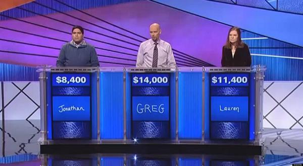 AverageLyfeGoal's tweet photo. Watching Jeopardy every night after work. 😍😍😍😍😍😍 http://t.co/oQHAlxp2Ze