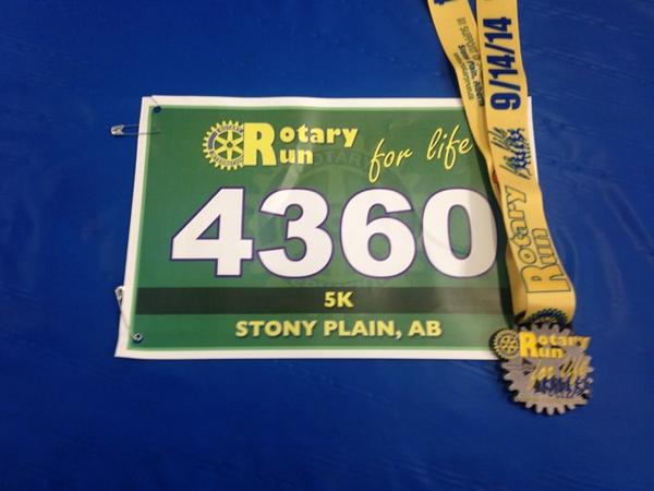 StonyPlainAB's tweet image. Way to go! "@Devo9911: Didn't pass out....so that's good.  @ServusCU @TownStonyPlain @StonyRotary #RotaryRunForLife http://t.co/Do9ftfWQFB"