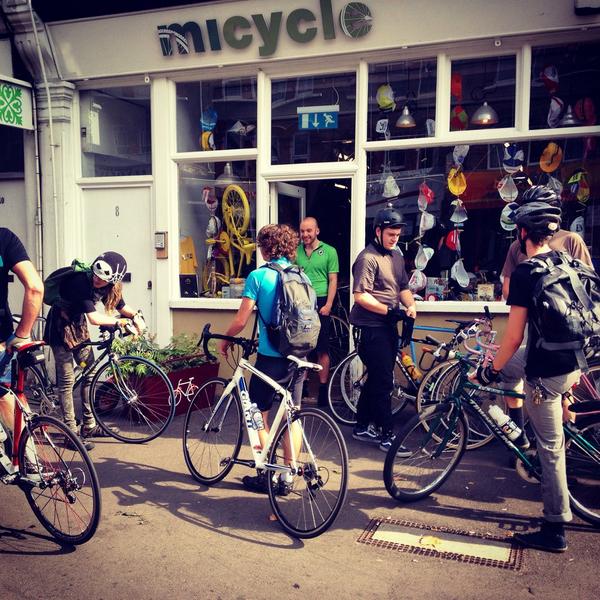 MicycleEast's tweet photo. Goodbye Luke ride @MicycleN4 @MicycleN1 http://t.co/nn9ZtnHVvN
