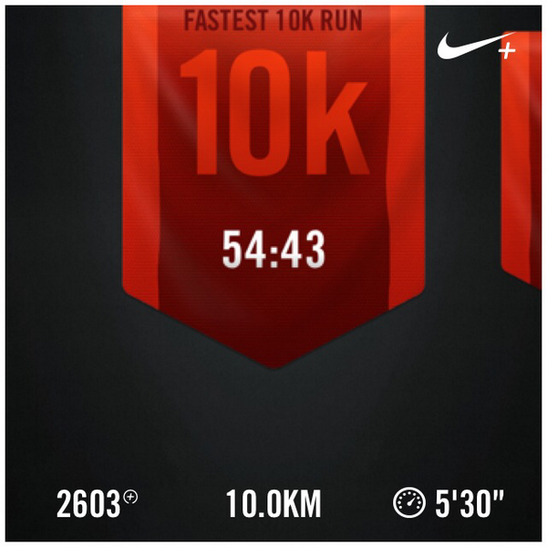 AJFacendi's tweet image. First official 10km race! #nailedit #RotaryRunforLife I just ran 10.0 km with Nike+. go.nike.com/2rrq2hv #nikeplus