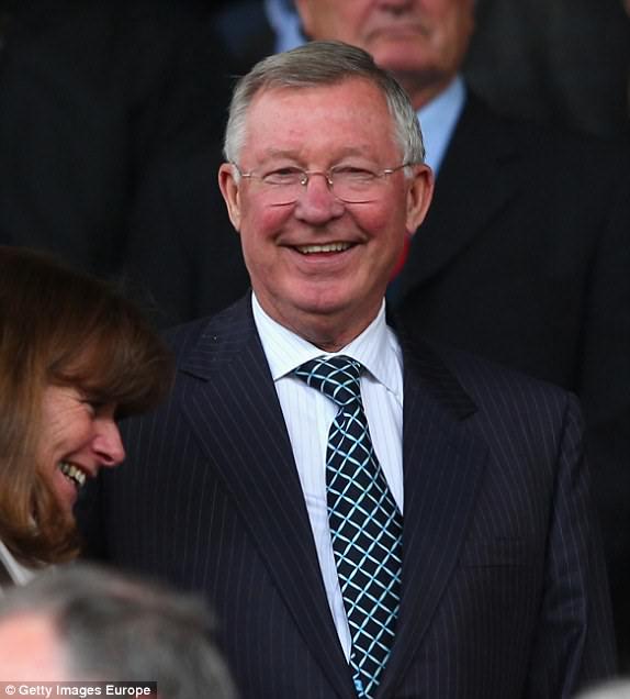 He's back to smile. Always nice to see you Sir Alex. #mufc