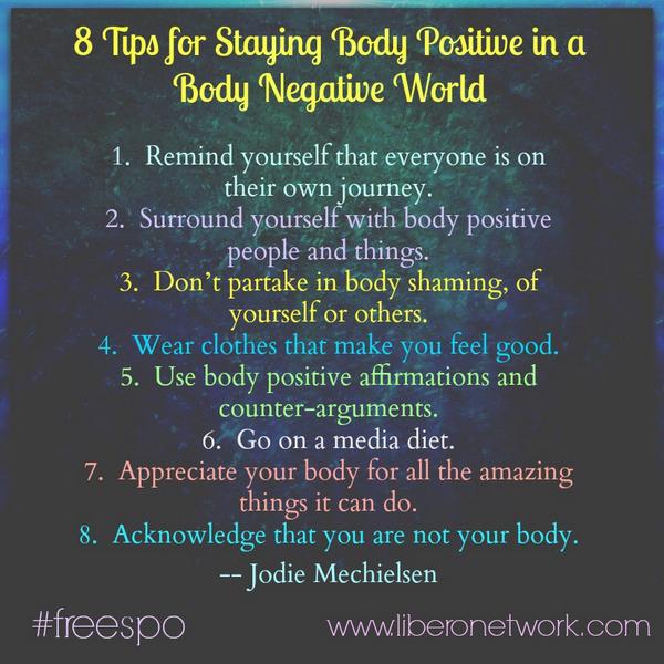 LearnSelfLove's tweet photo. 8 tips for staying #positive in a body negative world. #BodyPositivity #BoPo #smile #LuckyToBeAlive ❤️✌️ http://t.co/wkJHWj5uuc