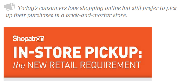PCPro4Less's tweet image. E-Commerce Customers Love In-Store Pickup: goo.gl/5pq4sq
#ecommerce #PCPro4Less