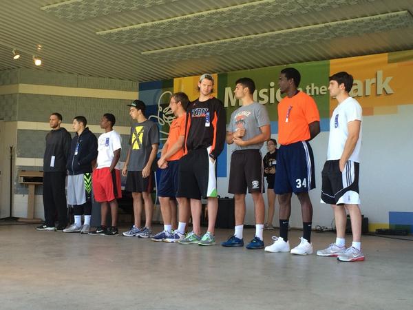 GoTRUWolfPack's tweet photo. #trumbb on stage at riverside park for #TerryFox2014 . #cwuaa #mytru #kamloops http://t.co/EsZCE0lWOf