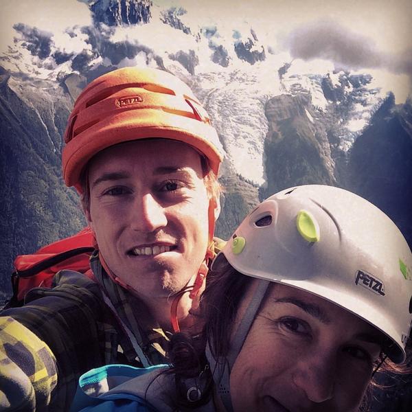LivSansoz's tweet photo. Another perfect day out there climbing some good rock with @thatdakotajones #climbing #daysyouremember #chamonix http://t.co/Yc7CBYvRwP