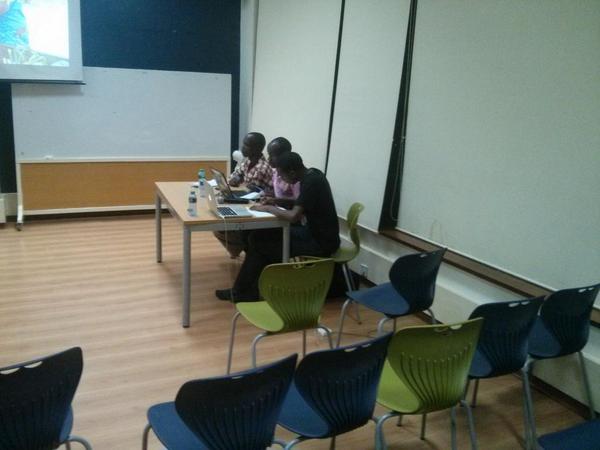 h4gnairobi's tweet photo. #Hack4Good #Nairobi judges doing their things! http://t.co/Zg8Kx71S64