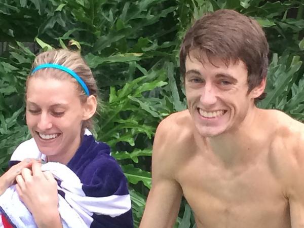CoachDGreen's tweet image. Toughest part of today's 16 miler with Sam for Jarrett was the ice bath @green_running #eliterunning @adidasrunning