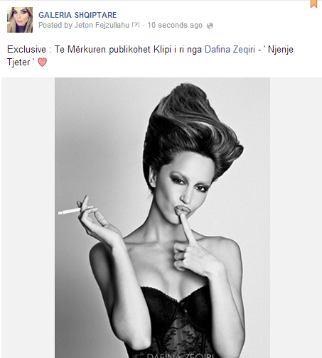 Exclusive : Te MERKUREN publiohet Klipi ' Ndjenje Tjeter ' nga <a href="/Dafina_Zeqiri/">DAFINA ZEQIRI</a>  (<a href="/blend_halili/">Blend Halili</a> <a href="/pcitaku/">Pèllumb Citaku</a>) makin history